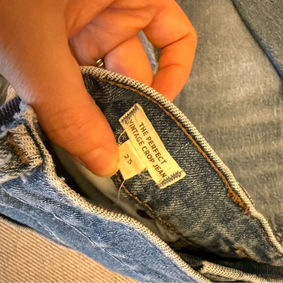 Madewell “The Perfect Vintage Crop” Blue Jeans - Picture 4 of 4